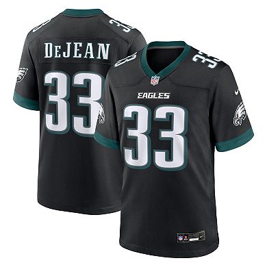 Men's Nike Cooper DeJean Black Philadelphia Eagles Alternate Game Jersey