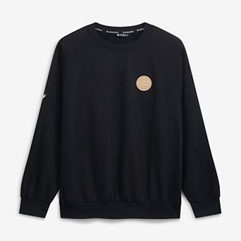 Men's Levelwear Black Chicago Cubs Connect Logo Sweatshirt