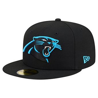 Men's New Era Black Carolina Panthers 59FIFTY Fitted Hat