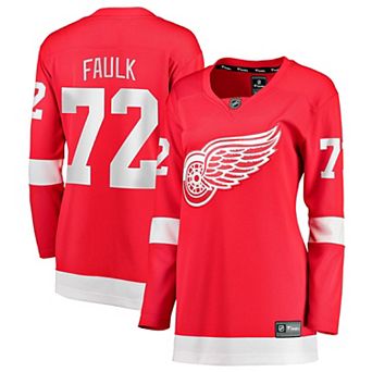 Women's Fanatics Justin Faulk Red Detroit Red Wings Home Breakaway Jersey
