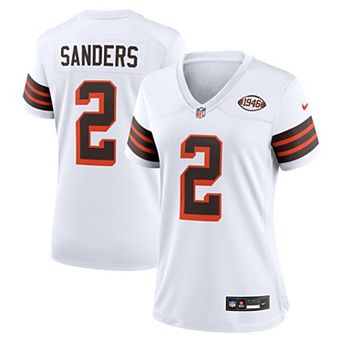 Women's Nike Shedeur Sanders White Cleveland Browns Alternate Game Jersey