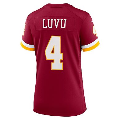 Women's Nike Frankie Luvu Burgundy Washington Commanders Game Jersey