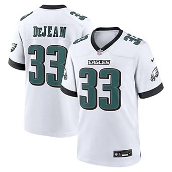 Men's Nike Cooper DeJean White Philadelphia Eagles Game Jersey