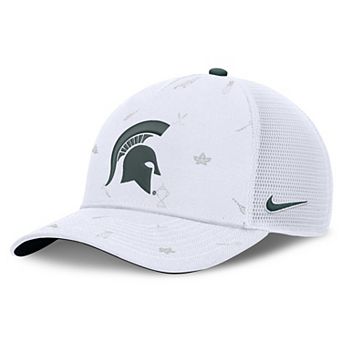 Unisex Nike White Michigan State Spartans Country Club Golfin' Rise Trucker Adjustable Hat