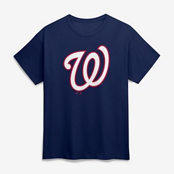 Men's Logo Athletic Navy Washington Nationals Official Logo T-Shirt