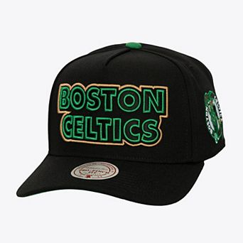 Men's Mitchell & Ness Black Boston Celtics Class Act Pro Snapback Hat