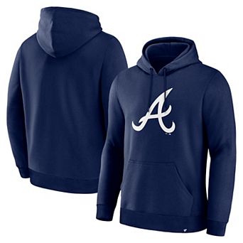 Men's Fanatics Navy Atlanta Braves Primary Logo Legacy Hoodie