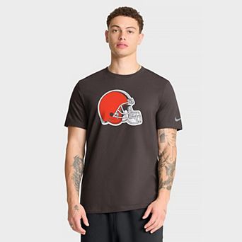 Men's Nike Brown Cleveland Browns Essential Logo T-Shirt