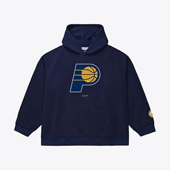Men's Mitchell & Ness Navy Indiana Pacers Basic Fleece Hoodie