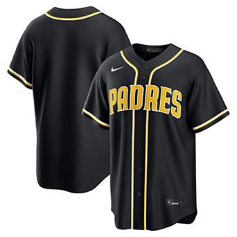 Men's Nike San Diego Padres Fashion Replica Black Out Jersey