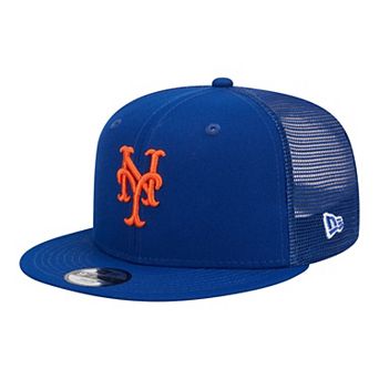 Youth New Era Royal New York Mets 9FIFTY Trucker Snapback Hat