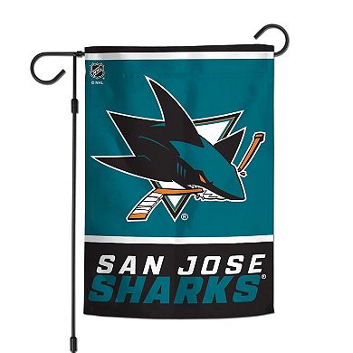 WinCraft San Jose Sharks 12'' x 18'' Favorite Team Garden Flag
