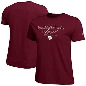 Women's Champion Maroon Texas A&M Aggies Lifestyle T-Shirt