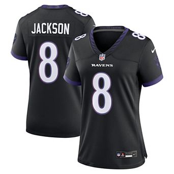 Women's Nike Lamar Jackson Black Baltimore Ravens Alternate Game Jersey
