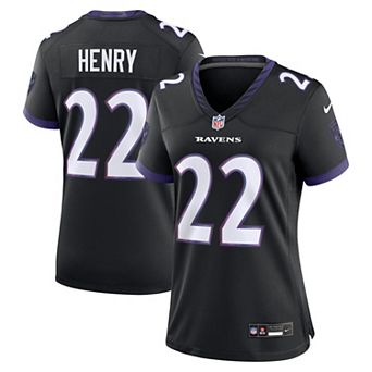 Women's Nike Derrick Henry Black Baltimore Ravens Alternate Game Jersey