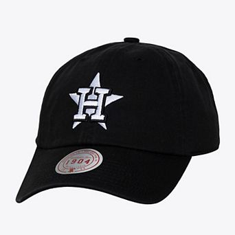 Unisex Mitchell & Ness Black & White Houston Astros 1904 Strapback Adjustable Hat
