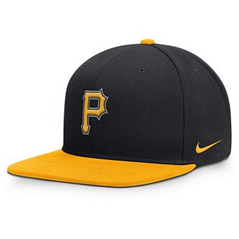 Men's Nike Black/Gold Pittsburgh Pirates Primetime Pro Dri-FIT Snapback Hat