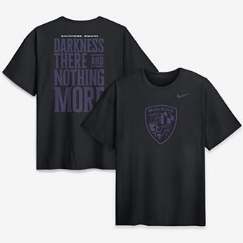 Men's Nike Black Baltimore Ravens Backfield Disruptor Max 90 T-Shirt