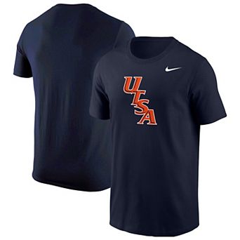 Men's Nike Navy UTSA Roadrunners Diagonal Logo T-Shirt