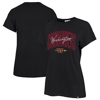 Women's '47 Black Washington Commanders Muse Frankie T-Shirt