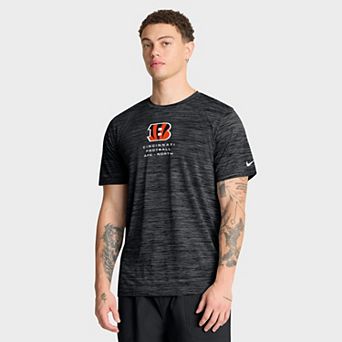 Men's Nike Black Cincinnati Bengals Velocity Ball Carrier Dri-FIT T-Shirt
