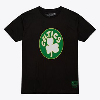 Unisex Mitchell & Ness Black Boston Celtics Hardwood Classics Arch T-Shirt