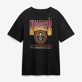 Men's Fanatics Black Denver Nuggets Oversized Graphics Swish T-Shirt