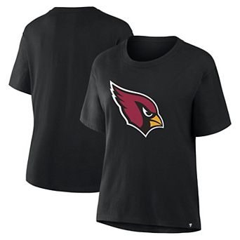 Women's Fanatics Black Arizona Cardinals Essential Legacy T-Shirt