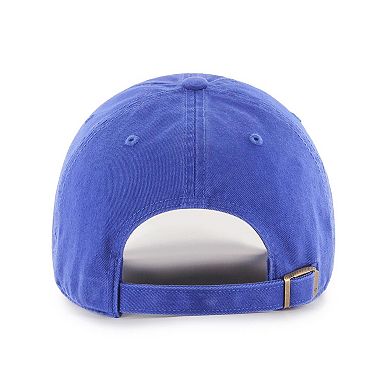 Men's '47 Royal Los Angeles Rams Script Clean Up Adjustable Hat