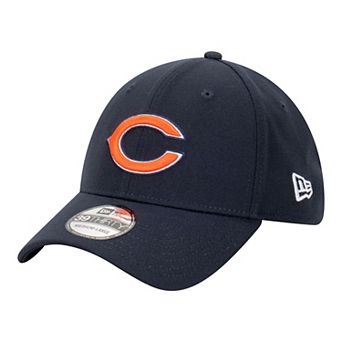 Men's New Era Navy Chicago Bears Core Team 39THIRTY Flex Hat