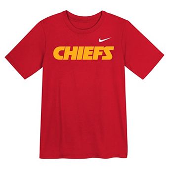 Preschool Nike Red Kansas City Chiefs Wordmark T-Shirt