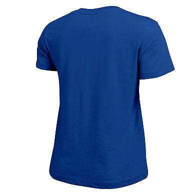 Women's Champion Royal Los Angeles Rams Logo T-Shirt