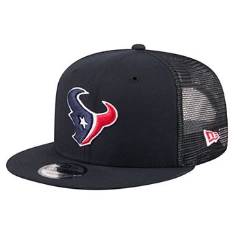 Men's New Era Navy Houston Texans Core Team 9FIFTY Trucker Snapback Hat