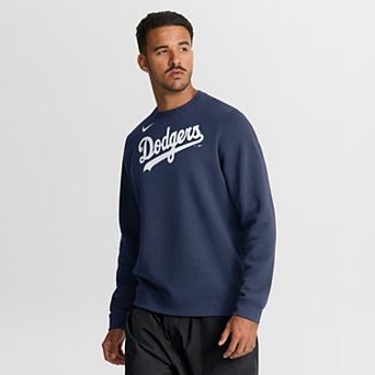 Men's Nike Navy Los Angeles Dodgers Primetime Wordmark Sweatshirt