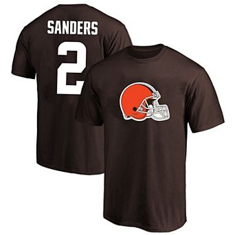 Men's Fanatics Shedeur Sanders Brown Cleveland Browns Big & Tall Name & Number T-Shirt