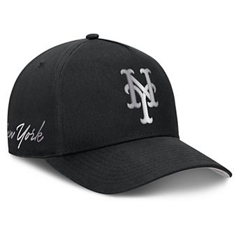 Men's Nike Black New York Mets Rise Dri-FIT A-Frame Adjustable Hat