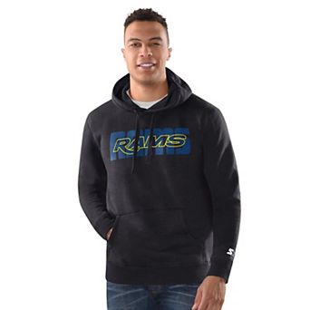 Men's Starter Black Los Angeles Rams Rookie Hoodie