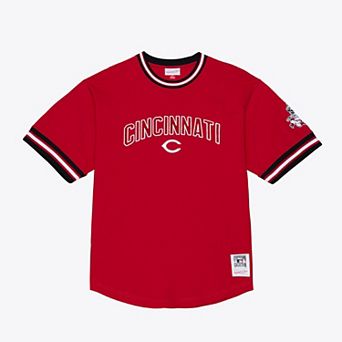 Men's Mitchell & Ness Red Cincinnati Reds Wild Pitch Ringer T-Shirt