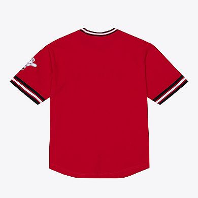 Men's Mitchell & Ness Red Cincinnati Reds Wild Pitch Ringer T-Shirt
