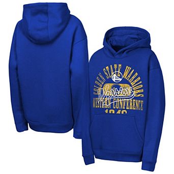 Youth Outerstuff Royal Golden State Warriors Sweep Hoodie