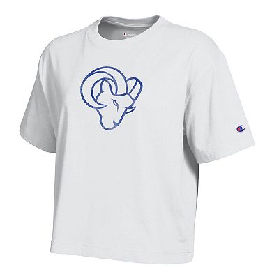 Women's Champion White Los Angeles Rams All-Star Better Tri-Blend T-Shirt