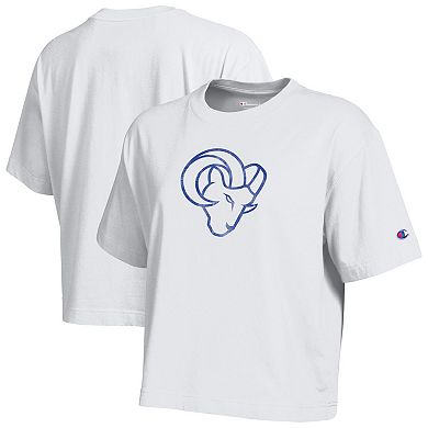Women's Champion White Los Angeles Rams All-Star Better Tri-Blend T-Shirt
