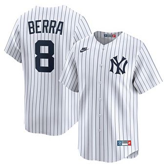 Men's Nike Yogi Berra White New York Yankees Cooperstown Collection Limited Jersey