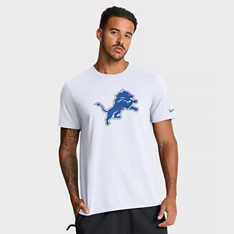 Men's Nike White Detroit Lions Essential Logo T-Shirt