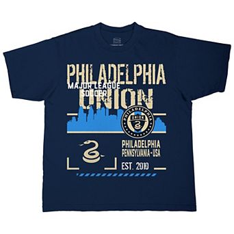 Unisex Stadium Essentials Navy Philadelphia Union Hideout Urban T-Shirt