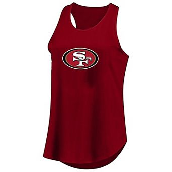 Women's Profile Scarlet San Francisco 49ers Plus Size Basic Tank Top