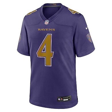 Men's Nike Zay Flowers Purple Baltimore Ravens Alternate Game Jersey