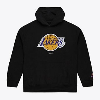 Men's Mitchell & Ness Black Los Angeles Lakers Fleece Hoodie