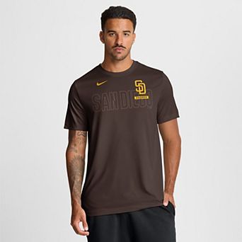 Men's Nike Brown San Diego Padres Knockout Team Legend Dri-FIT T-Shirt