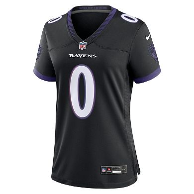 Women's Nike Roquan Smith Black Baltimore Ravens Alternate Game Jersey